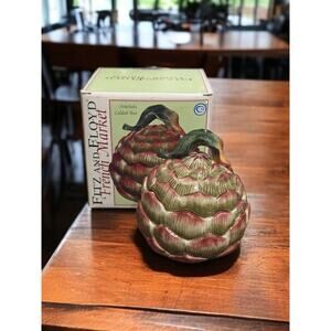 Fitz and Floyd French Market Collection Candy Jar with Lid in Original Box